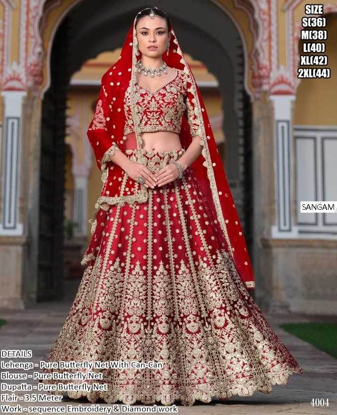 Butterfly Net Designer Lehenga Choli for Elegant Events - MYLUXURY LANE ENTERPRISE